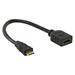 Valueline High Speed HDMI™ kabel s ethernetem a konektory HDMI™ mini vstup – HDMI™, 0,20 m černý - VGVP34590B02