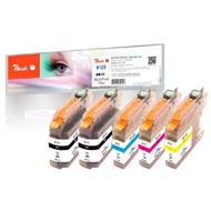 PEACH kompatibilní cartridge Brother LC-123 MultiPack Plus, 2xBk, C,M,Y 2x12/3x8ml