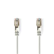 Nedis CCGB85121WT30 - Síťový Kabel CAT5e SF/UTP | RJ45 (8P8C) Zástrčka – RJ45 (8P8C) Zástrčka | 3 m | Bílá barva