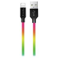 Colorway Datový Kabel USB-Apple Lightning/ 2.4A/ 1m/ Multicolor