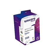 WECARE ink sada pro BROTHER LC-223 VAL BP,černá/CM