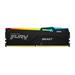 KINGSTON 8GB 6000MT/s DDR5 CL30 DIMM FURY Beast RGB XMP