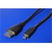 High Speed HDMI kabel s Ethernetem, HDMI M - microHDMI M, 2m