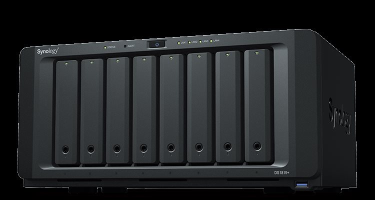 Synology DS1819+ 8-bay desktop NAS SATA, Gb LAN + rozšířená záruka 5 let