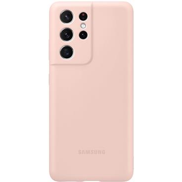 Samsung silikonový kryt EF-PG998TPE pro Galaxy S21 Ultra růžová