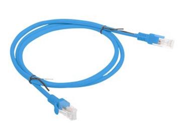 LANBERG Patch kabel CAT.6 UTP 1M modrý Fluke Passed