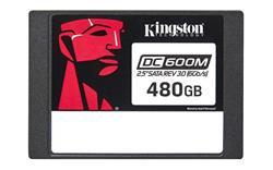 Kingston SSD DC600M 480GB SATA III 2.5" 3D TLC (čtení/zápis: 560/470MBs; 94/41k IOPS; 1DWPD), Mixed-use