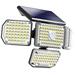 IMMAX CLOVER-2 venkovní solární nástěnné LED osvětlení s externím solárním panelem, 4,5W