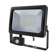 IMMAX LED reflektor Venus/ 30W/ 2550lm/ IP54/ 4000 – 4500K přírodní bílá/ PIR/ černý