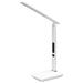 IMMAX LED stolní lampička Kingfisher/ 9W/ 450lm/ 12V/1A/ 3 různé barvy světla/ sklápěcí rameno/ USB/ bílá