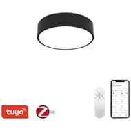 IMMAX NEO RONDATE SLIM SMART stropní svítidlo 25 x 7cm 18W Zigbee 3.0, TUYA, černé