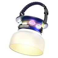 IMMAX solární kempingová lampička s integrovaným RGB LED světelným řetězem/ 10W/ IP65/ USB-C