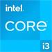 Intel Core i3 13100 - 3.4 GHz - 4 jádra - 8 vláken - 12 MB vyrovnávací paměť - FCLGA1700 Socket - OEM