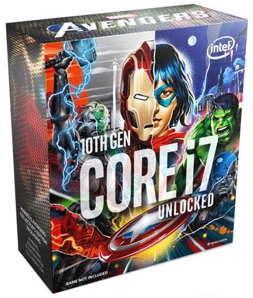 INTEL Core i7-10700K Marvel's Avengers Collector's / LGA1200 / max. 5,1GHz / 8C/16T / 16MB / 125W TDP / BOX bez chladič