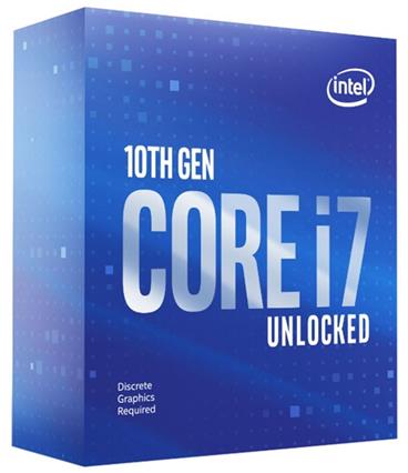 INTEL Core i7-10700KF / Comet Lake / 10th / LGA1200 / max. 5,1GHz / 8C/16T / 16MB / 125W TDP / bez VGA / BOX bez chladič