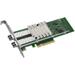 Intel® Ethernet Converged Network Adapter X520-DA2, Dual port 10GbE (SFP+) PCI-E8g2, LP
