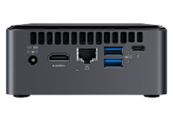 INTEL NUC Bean Canyon/Kit NUC8i3BEH/i3 Core 8109U,3.6GHZ/DDR4/USB3.0/LAN/WifFi/HD655/M.2 +2,5"/No EU power cord