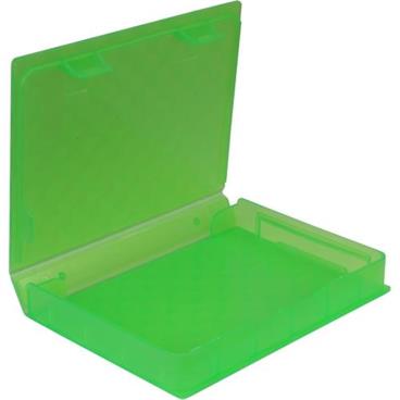 INTER-TECH ochranný plastový box pro 1x 2.5" HDD, zelený