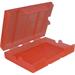 INTER-TECH ochranný plastový box pro 1x 3.5" nebo 4x 2.5" HDD, červený
