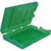 INTER-TECH ochranný plastový box pro 1x 3.5" nebo 4x 2.5" HDD, zelený