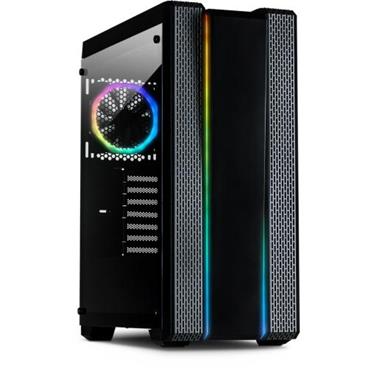 INTER-TECH S-3901 Impulse Midi Tower, window, black