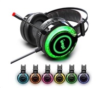iPega herní stereo sluchátka s mikrofonem PG-R015, 3,5 mm jack, multicolor