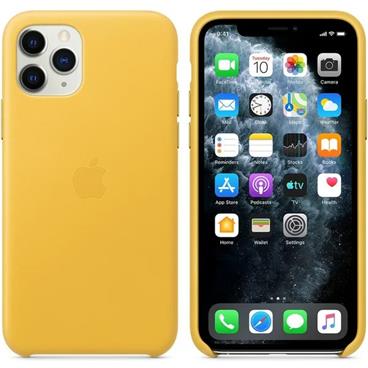 iPhone 11 Pro Max Leather Case - Meyer Lemon