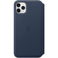 iPhone 11 Pro Max Leather Folio - Deep Sea Blue