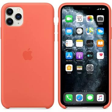 iPhone 11 Pro Max Silicone Case - Clementine (Orange)