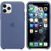 iPhone 11 Pro Max Silicone Case - Linen Blue