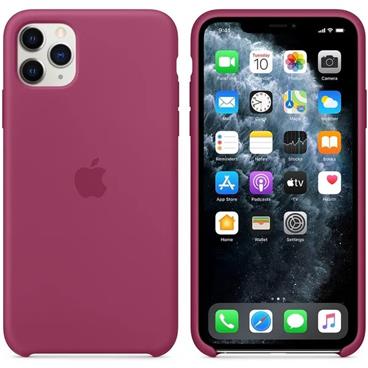 iPhone 11 Pro Max Silicone Case - Pomegranate