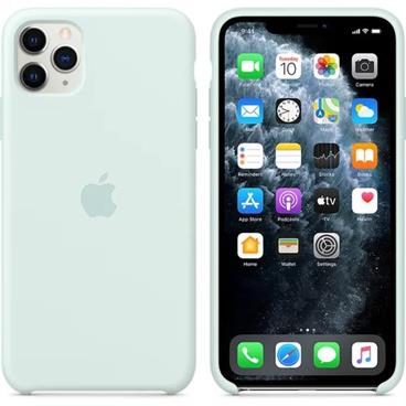 iPhone 11 Pro Max Silicone Case - Seafoam