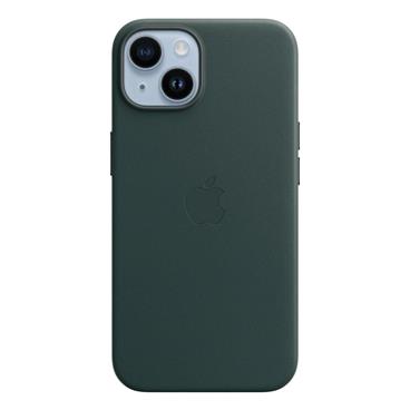 iPhone 14+ Leather Case with MagSafe- Forest Green