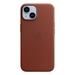 iPhone 14+ Leather Case with MagSafe - Umber