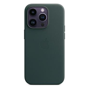 iPhone 14 Pro Leather Case with MagSafe Forest Gre