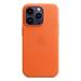 iPhone 14 Pro Leather Case with MagSafe - Orange