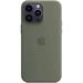 iPhone 14 Pro Max Silicone Case with MS - Olive