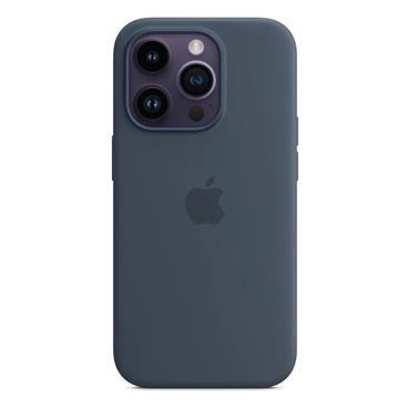 iPhone 14 Pro Max Silicone Case with MS-Storm Blue