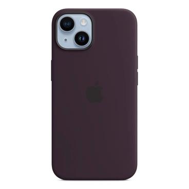 iPhone 14 Silicone Case with MS - Elderberry