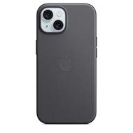 iPhone 15+ FineWoven Case with MS - Black