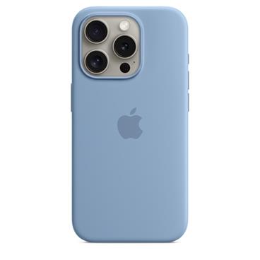 iPhone 15 ProMax Silicone Case MS - Winter Blue