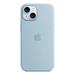 iPhone 15 Silicone Case with MS - Light Blue