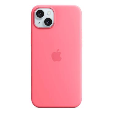 iPhone 15+ Silicone Case with MS - Pink