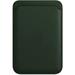 iPhone Leather Wallet w MagSafe - S.Green