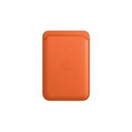 iPhone Leather Wallet with MagSafe - Orange