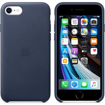 iPhone SE Leather Case - Midnight Blue