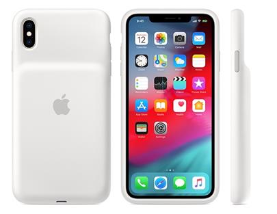 iPhone XS Max Smart Battery Case - White