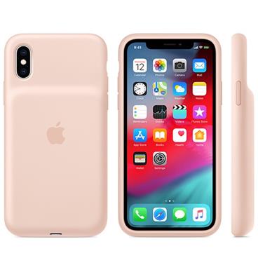 iPhone XS Smart Battery Case - Pink Sand