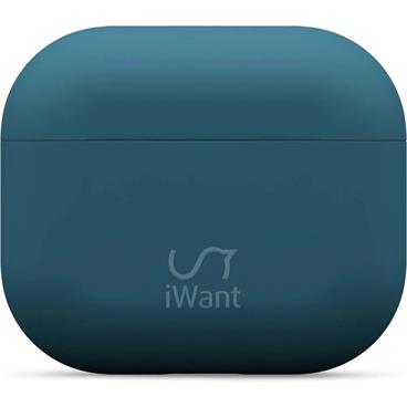 iWant AirPods 3.generace ultra-tenké pouzdro tmavě modré