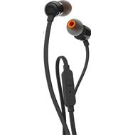 JBL Tune 110 - black (Pure Bass, plochý kabel, mikrofon)